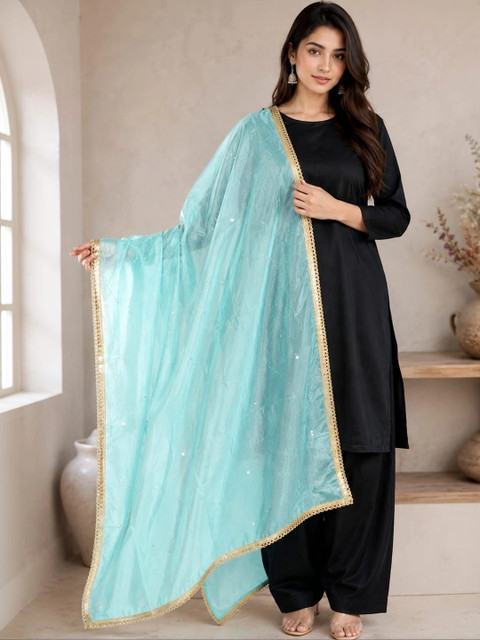 Karthav Fashion Dupatta with Sequinned - Image 4