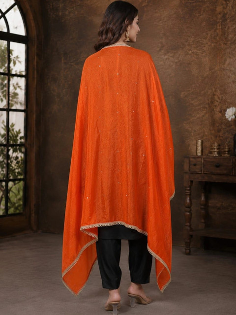 Karthav Fashion Dupatta with Sequinned - Image 3
