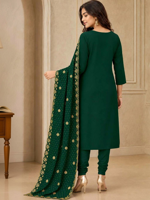 BHAIRAV TEX Embroidered Unstitched Dress Material - Image 3
