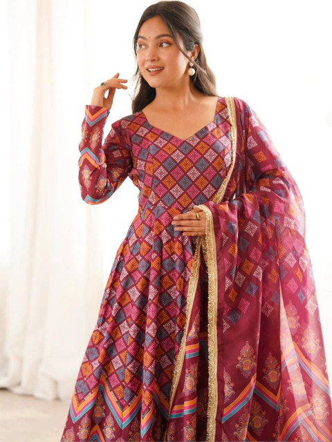 Homexa Enterprise Women Printed Regular Pure Cotton Kurta with Pyjamas & With Dupatta - Image 7