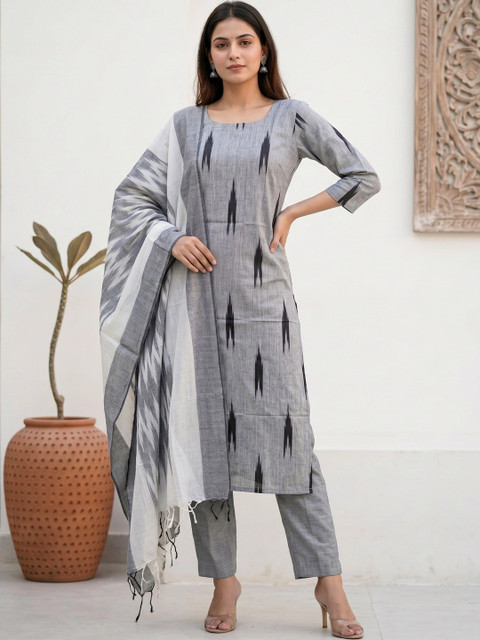 Mollika Printed Pure Cotton Unstitched Dress Material
