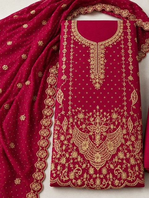 BHAIRAV TEX Embroidered Unstitched Dress Material - Image 4