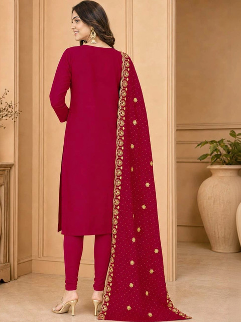 BHAIRAV TEX Embroidered Unstitched Dress Material - Image 3