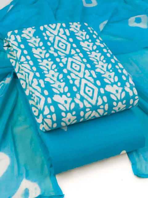 CLEMIRA Printed Pure Cotton Unstitched Dress Material - Image 4