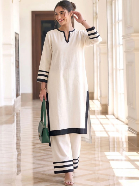 Aaghnya Women Regular Kurta with Palazzos - Image 5