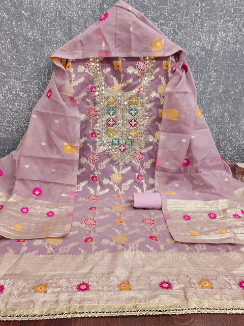 TAVAS Unstitched Dress Material - Image 5