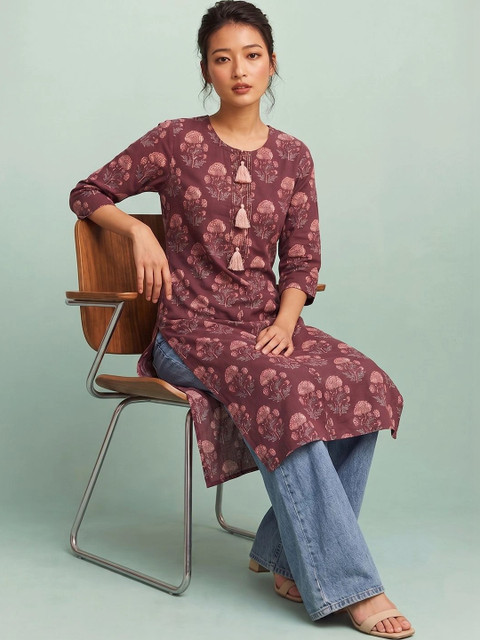 AADVIKA Women Floral Printed Kurta - Image 7