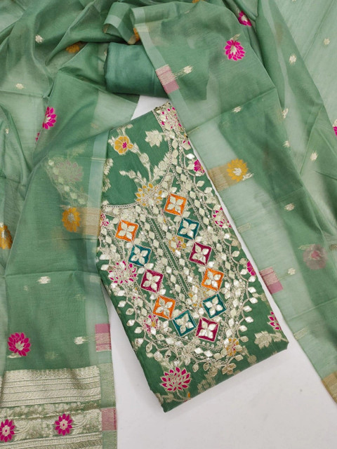 TAVAS Unstitched Dress Material - Image 6