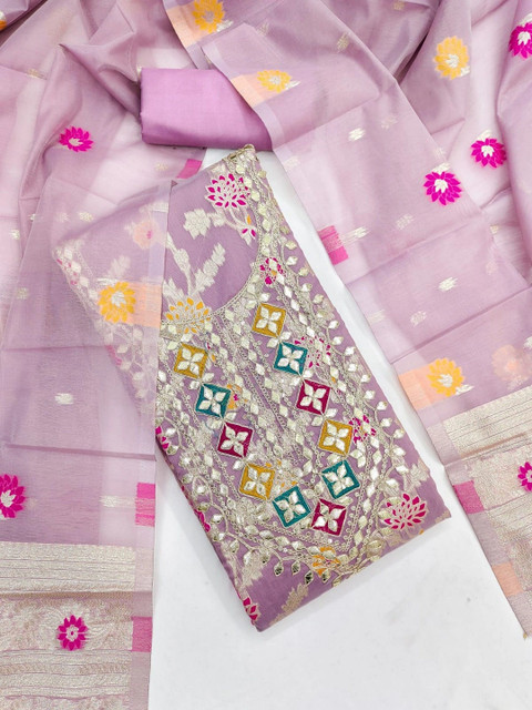 TAVAS Unstitched Dress Material - Image 4