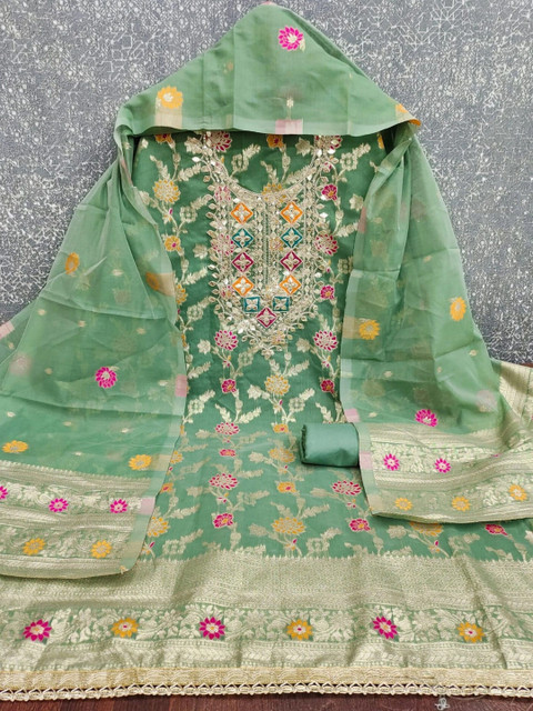 TAVAS Unstitched Dress Material - Image 5