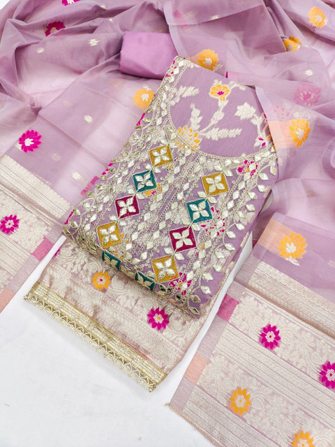 TAVAS Unstitched Dress Material - Image 3