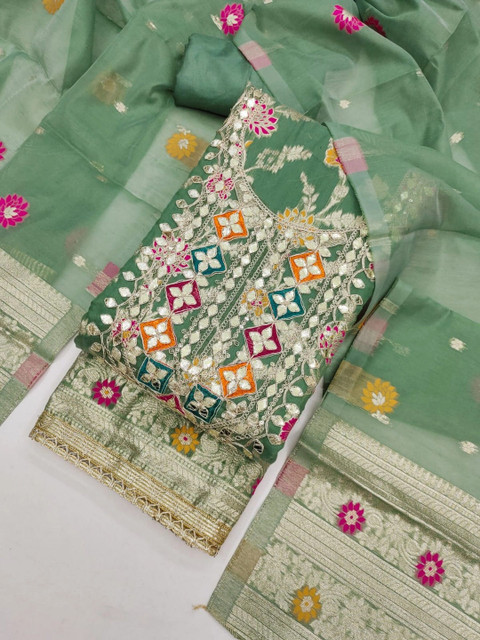 TAVAS Unstitched Dress Material - Image 3