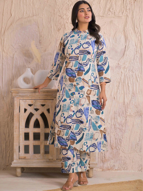 SAANWRI Women Printed Kurta - Image 3