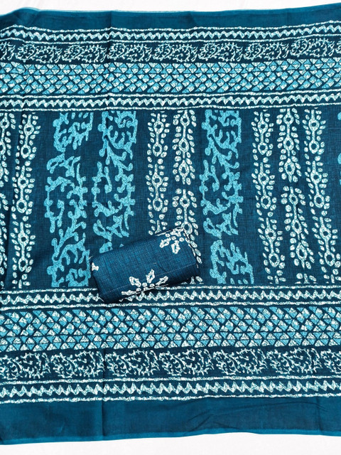 Dhaaga Ghar Printed Pure Cotton Unstitched Dress Material - Image 4