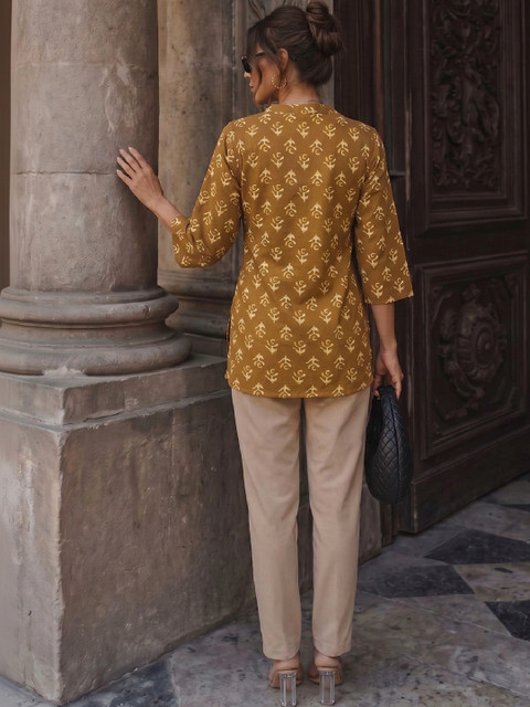 KALAMIR Women Ethnic Motifs Printed Indie Prints Kurta - Image 3