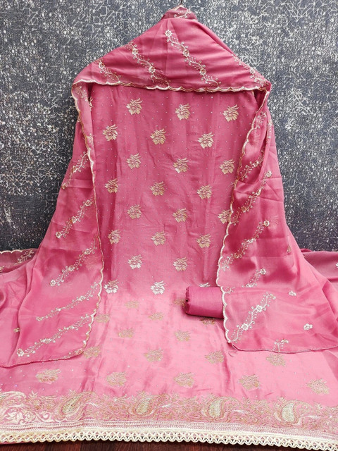 TAVAS Embroidered Unstitched Dress Material - Image 3