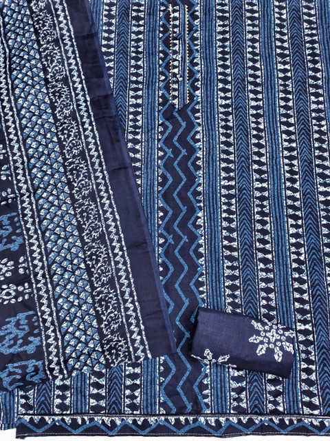 Dhaaga Ghar Printed Pure Cotton Unstitched Dress Material - Image 3