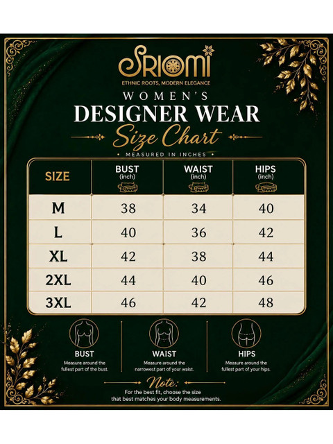 SRIOMI Women Floral Embroidered Regular Linen Kurta with Trousers - Image 4