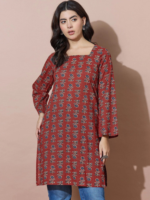 KALAMIR Women Floral Printed Floral Kurta