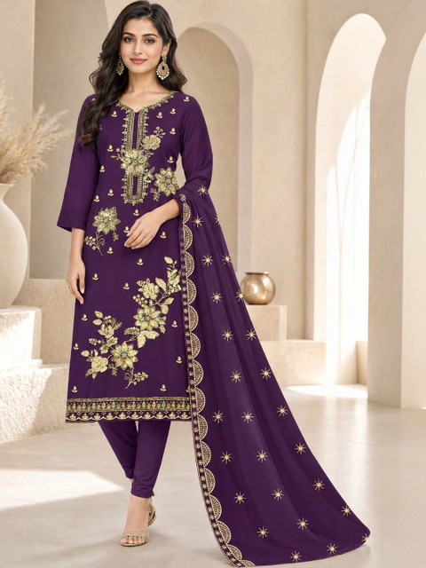 BHAIRAV TEX Embroidered Unstitched Dress Material