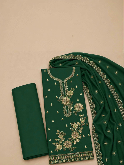 BHAIRAV TEX Embroidered Unstitched Dress Material - Image 5