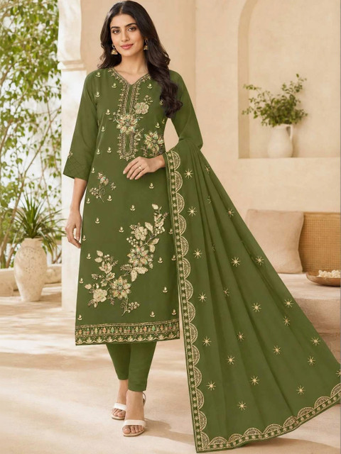 BHAIRAV TEX Embroidered Unstitched Dress Material
