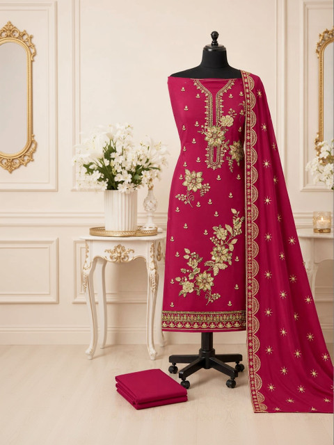 BHAIRAV TEX Embroidered Unstitched Dress Material - Image 4