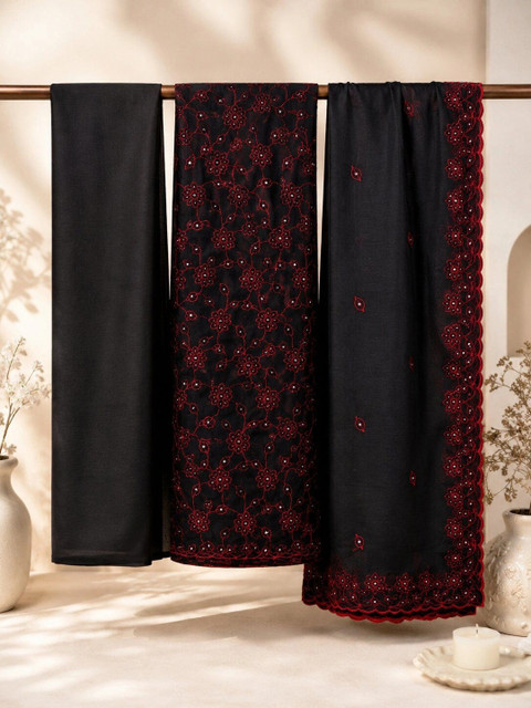 Krishna Tanna Embroidered Unstitched Dress Material - Image 4