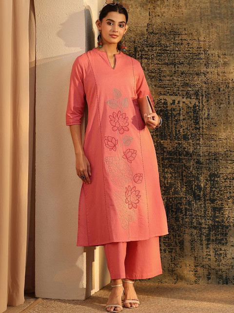Libas Embroidered Tunic with Palazzos