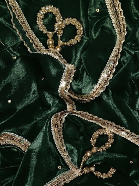 GLOBAL DRESS Velvet Dupatta with Sequinned - Image 3