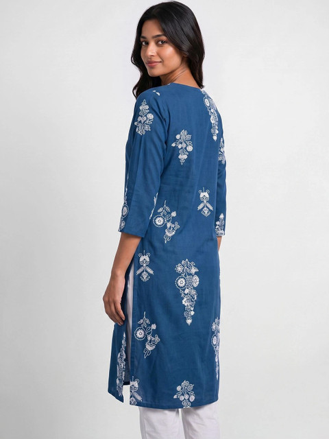Melange by Lifestyle Women Embroidered Thread Work Kurta - Image 2
