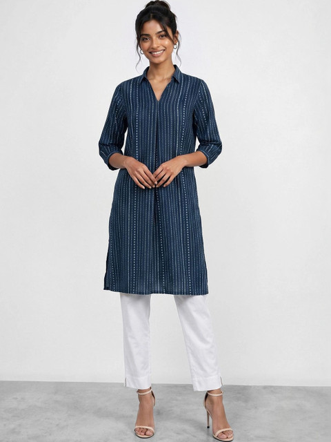 Melange by Lifestyle Women Printed Kurta - Image 3
