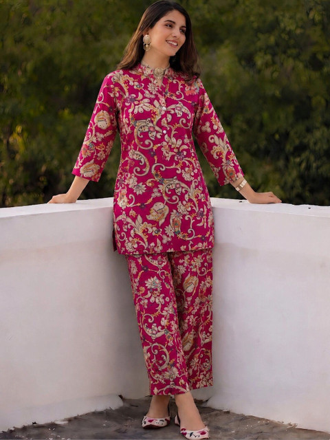 Moda Rapido Floral Printed Tunic with Trousers