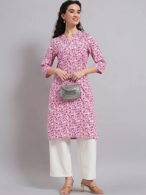 Sand Dunes Women Floral Printed Floral Kurta - Image 5