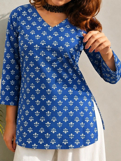 all about you Women Ethnic Motifs Printed Indie Prints Kurta - Image 3
