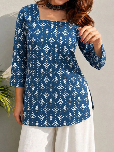 all about you Women Geometric Printed Kurta - Image 2