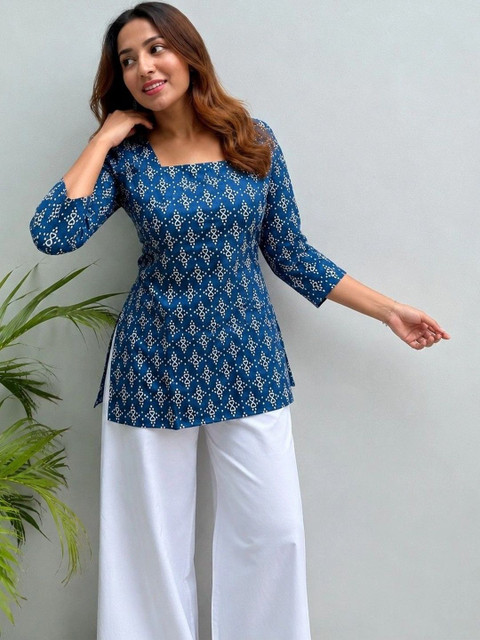 all about you Women Geometric Printed Kurta - Image 3