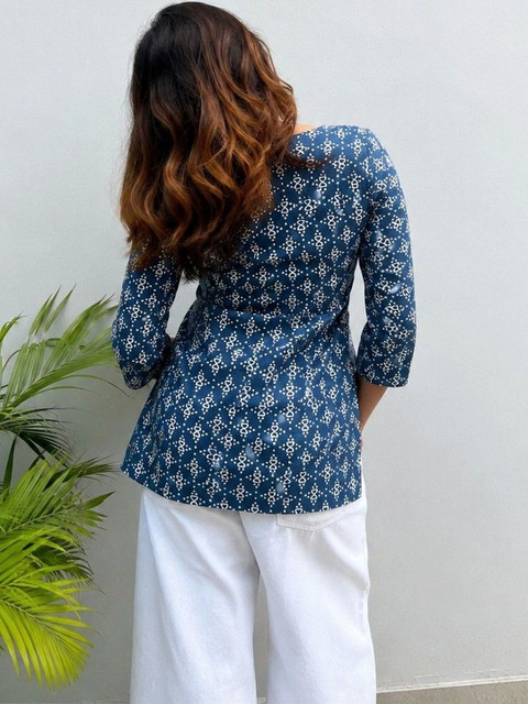 all about you Women Geometric Printed Kurta - Image 4