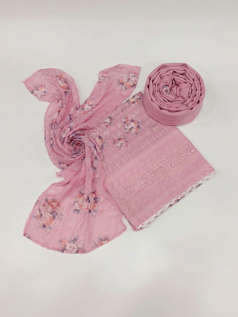 Kriti Printed Unstitched Dress Material - Image 3