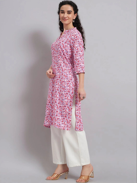 Sand Dunes Women Floral Printed Floral Kurta - Image 6