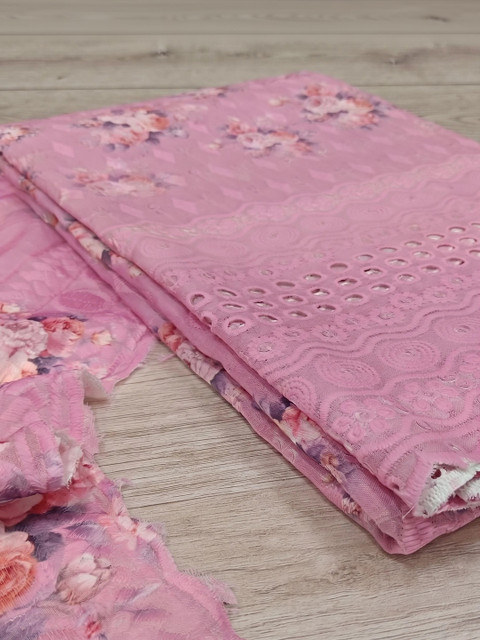 Kriti Printed Unstitched Dress Material - Image 5