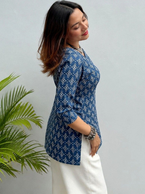 all about you Women Geometric Printed Kurta