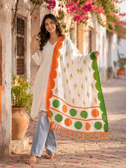 Urban Pallu Ethnic Motifs Printed Dupatta