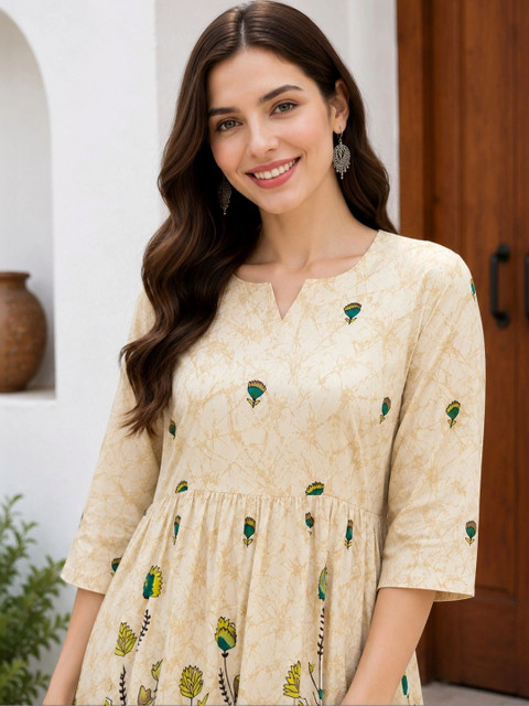 NEW ETHNIC 4 YOU Floral Printed Top with Palazzos - Image 5