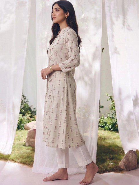 Rangita Women Ethnic Motifs Printed Indie Prints Kurta - Image 2