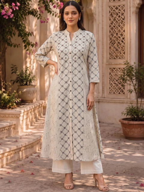 Rangita Women Ethnic Motifs Printed Indie Prints Kurta
