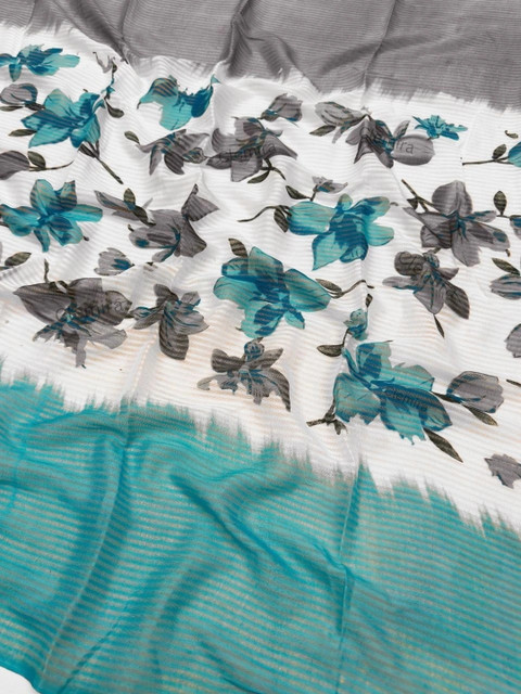 all about you Printed Pure Cotton Unstitched Dress Material - Image 5