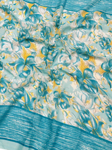 all about you Printed Pure Cotton Unstitched Dress Material - Image 3