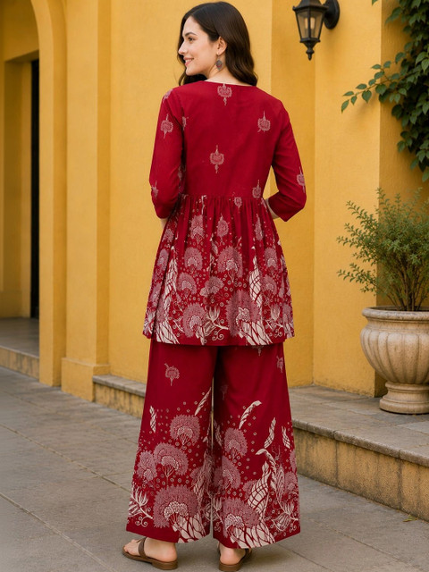 DSK STUDIO Printed Tunic with Palazzos - Image 2