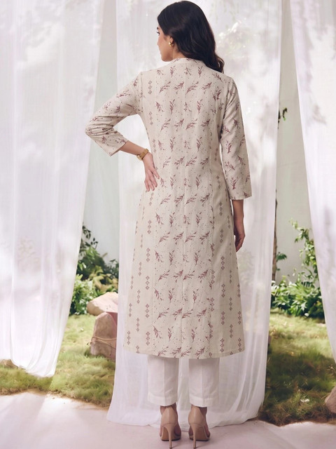 Rangita Women Ethnic Motifs Printed Indie Prints Kurta - Image 3